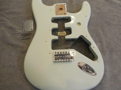 Fender Stratocaster MIM Body w/Hardware. Sonic Blue. Excellent Condition.