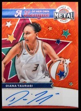 Diana Taurasi Auto 2/4 2025 Leaf Metal Women of Sport League of Her Own Mercury