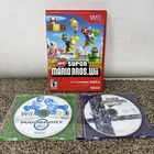 Nintendo Wii Mario Game Lot New Super Mario Mario Kart Wii Smash Bros Brawl