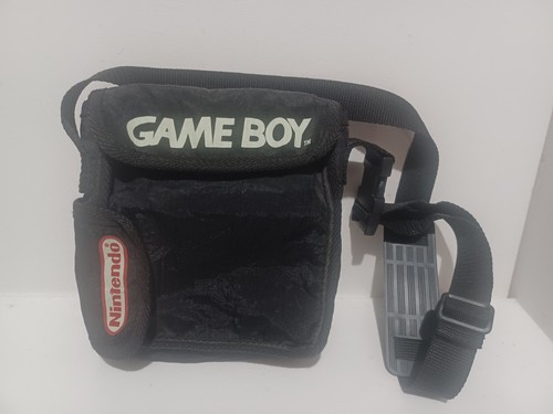 Vintage Original Nintendo Gameboy Reise Tragetasche Tasche mit schwarzem Riemen