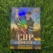 2025-26 UD Series 1 Cup Quest CQ-6 William Eklund San Jose Sharks H14