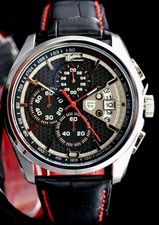 Sportliche PAGANI Herren Männer Armband Uhr Multifuktion Schwarz Rot Farben