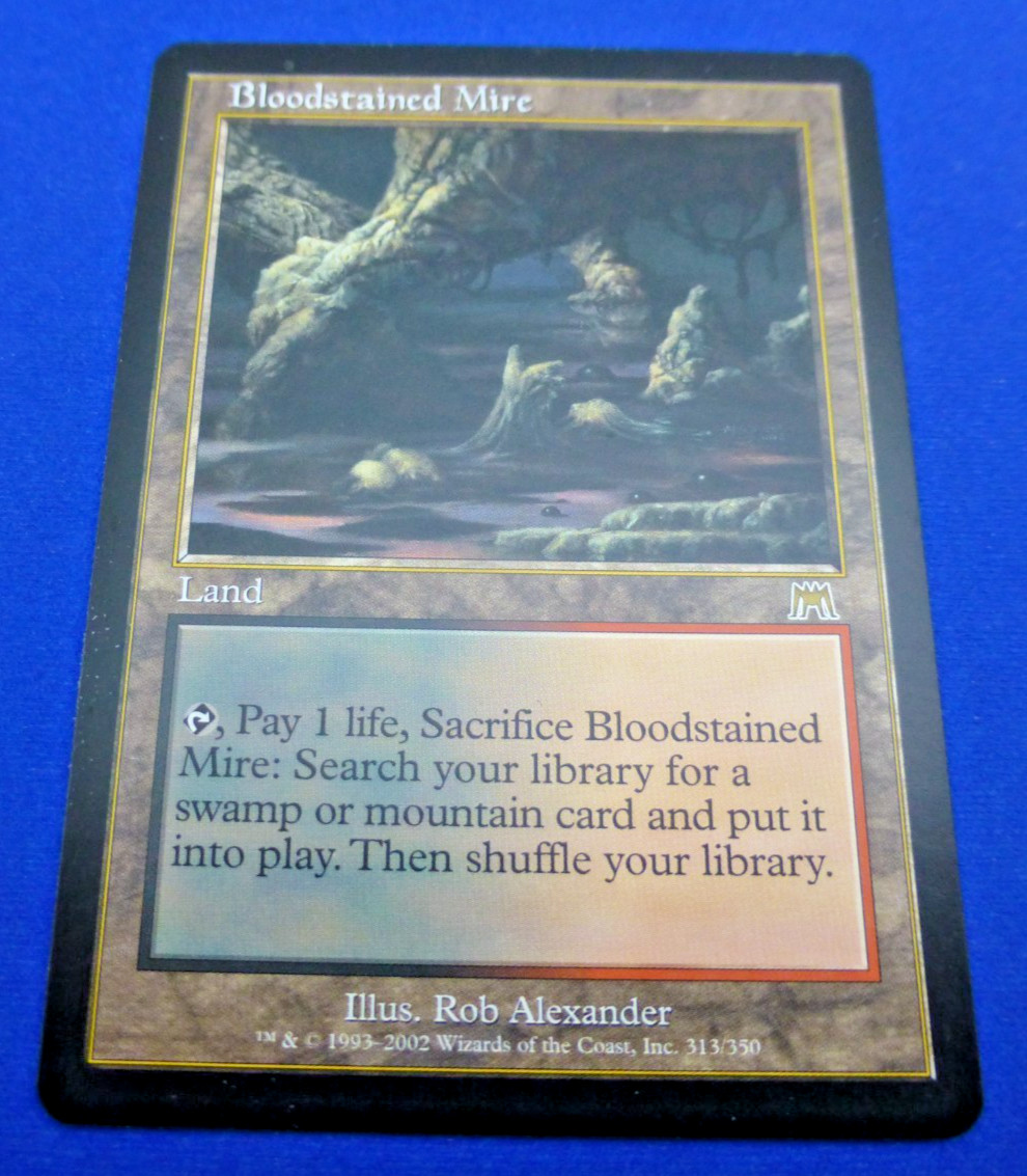 Bloodstained Mire Onslaught MTG LP Lightly Play Commander EDH Premodern Legacy