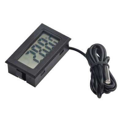 Mini Digital Thermometer -20°C to 110°C LCD Display with 1Meter NTC Sensor for H