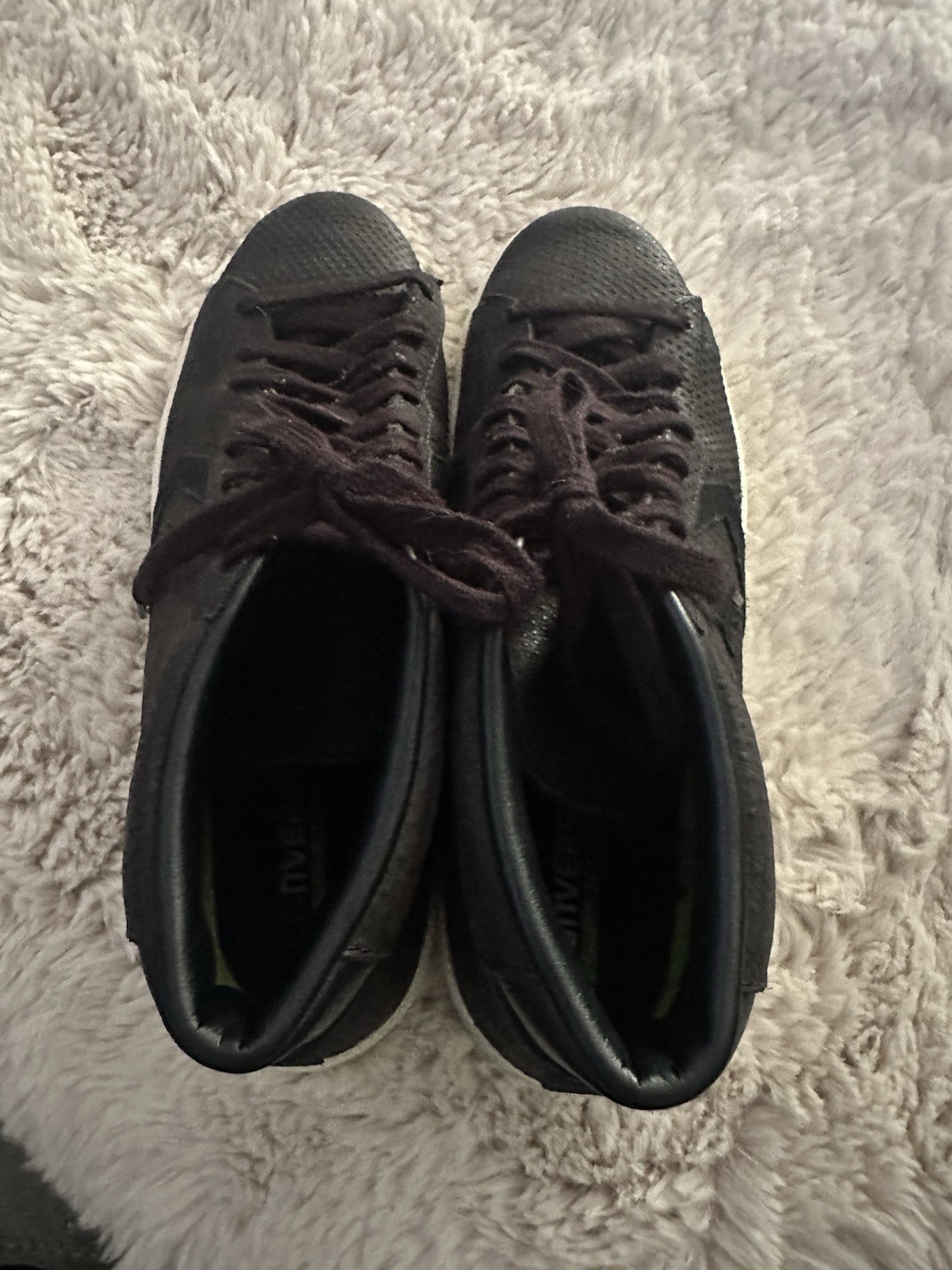 Men’s Converse Pro Leather 76 Mid Black Size 11 image 5