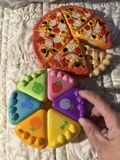 Play Fruit And Vegetables Toy Set With Plates And Utensils Cutting Food Items