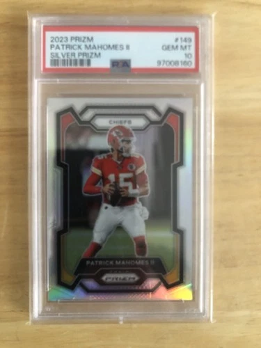 2023 Patrick Mahomes Silver Prizm PSA 10