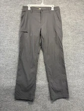 UnionBay Tech Pants Men 32x32 Gray Classic Fit Straight Stretch Performance