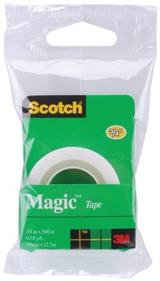 Scotch Magic Tape Refill-.75''X500'' - 205-3M