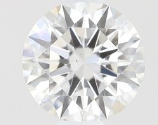 0.23 Ct Natural F/VS Diamond Loose 3x4 mm GIA Certified Triple Excellent Round 1589.48 per carat