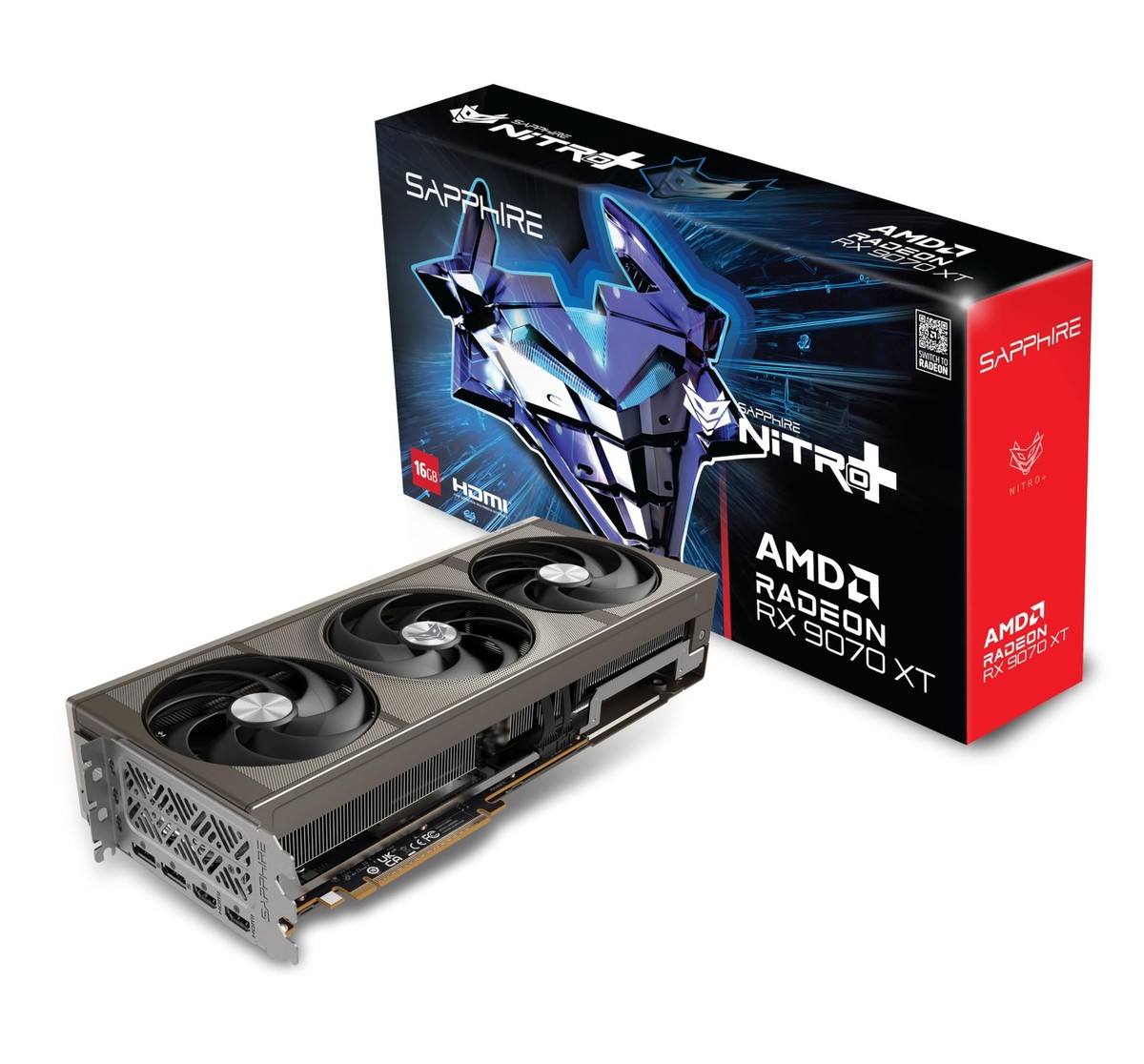 【美品】SAPPHIRE NITRO+ Radeon RX 9070 XT OC Sapphire Nitro+ AMD Radeon RX 9070 XT Gaming OC 16GB (11348-01-20G