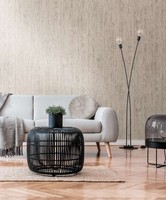 Strukturierte Unitapete Leicht GläNzend – Grau, Beige, Silber