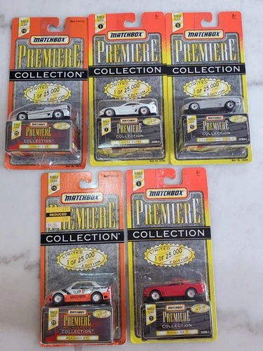 Vintage Matchbox Premiere Collection mid 90's Ferrari GTC  Lamborghini NiP 1/64