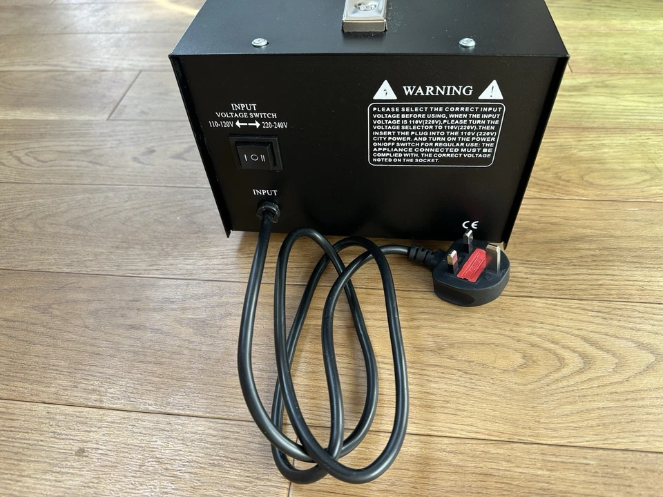 tonchean 2000 W Voltage Converter UK⇄US Toroidal Step Up/Down Transformer - Image 4 of 4