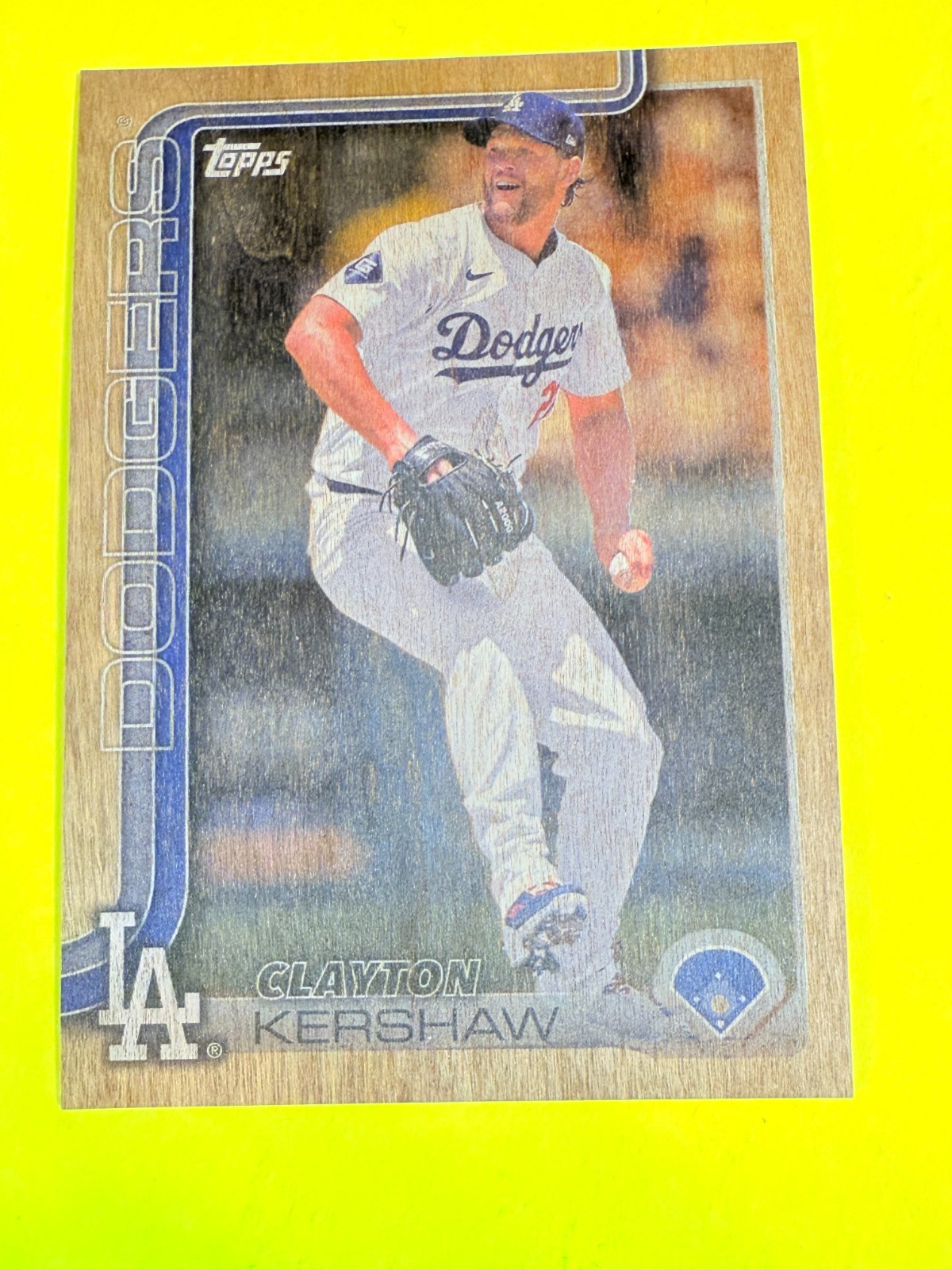 DA104369 2025 Topps Wood #146 Clayton Kershaw 12/25
