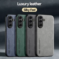 For Samsung A17 A16 A15 A25 A34 A53 A56 A71 Luxury Leather Magnetic Case Cover