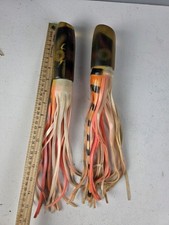 Vintage Lot 13" 15" Kamikaze Resin Plunger Fishing Lure Big Game Trolling Tuna