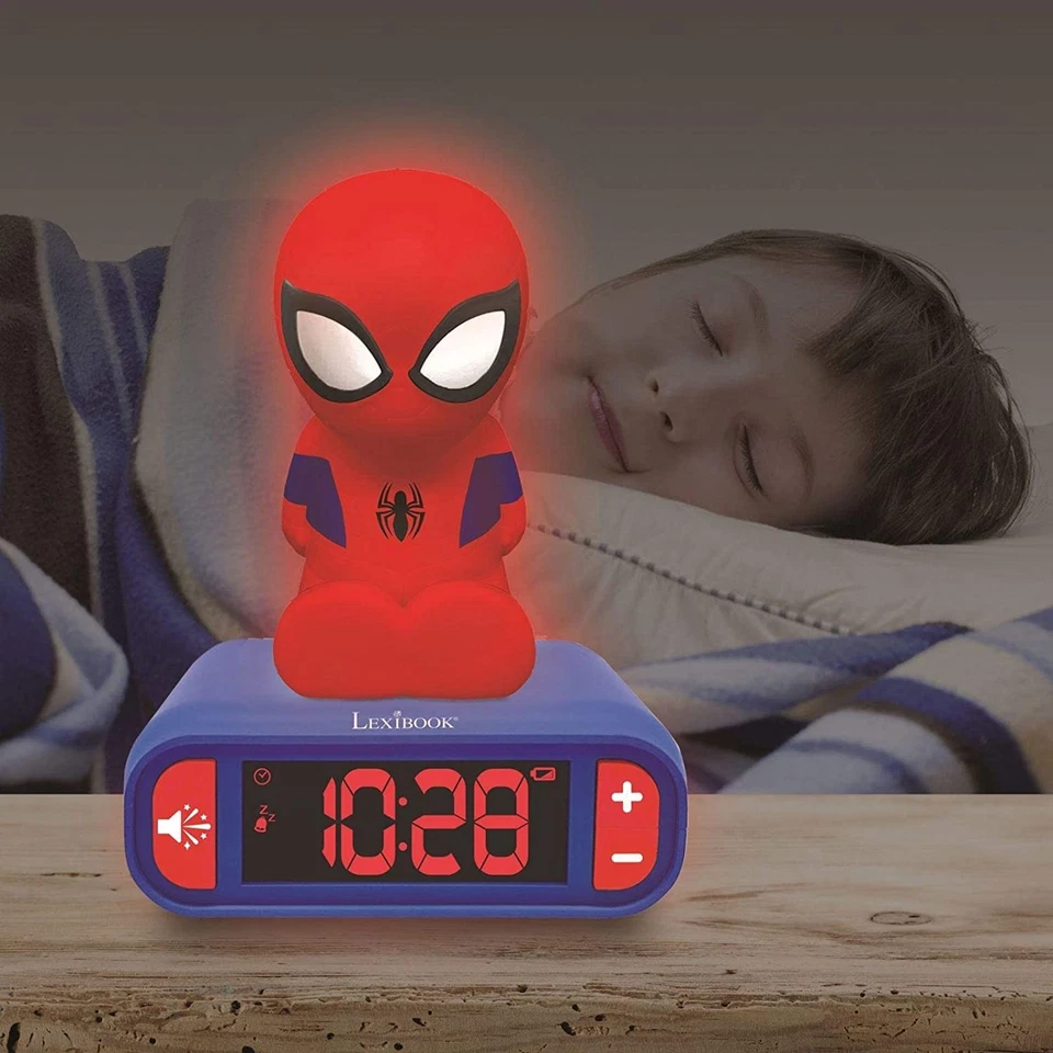 Lexibook Disney Digital Alarm Clock Kids Night Light Snooze - 24 Designs - RL800 - Image 3 of 4