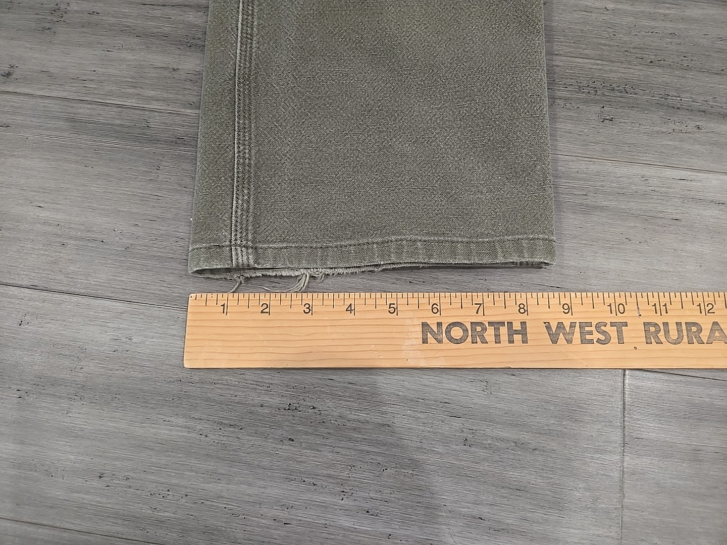 Carhartt Double Knee Pants Mens 36x34-Tag Olive Green Canvas Relaxed Fit Utility thumbnail 8