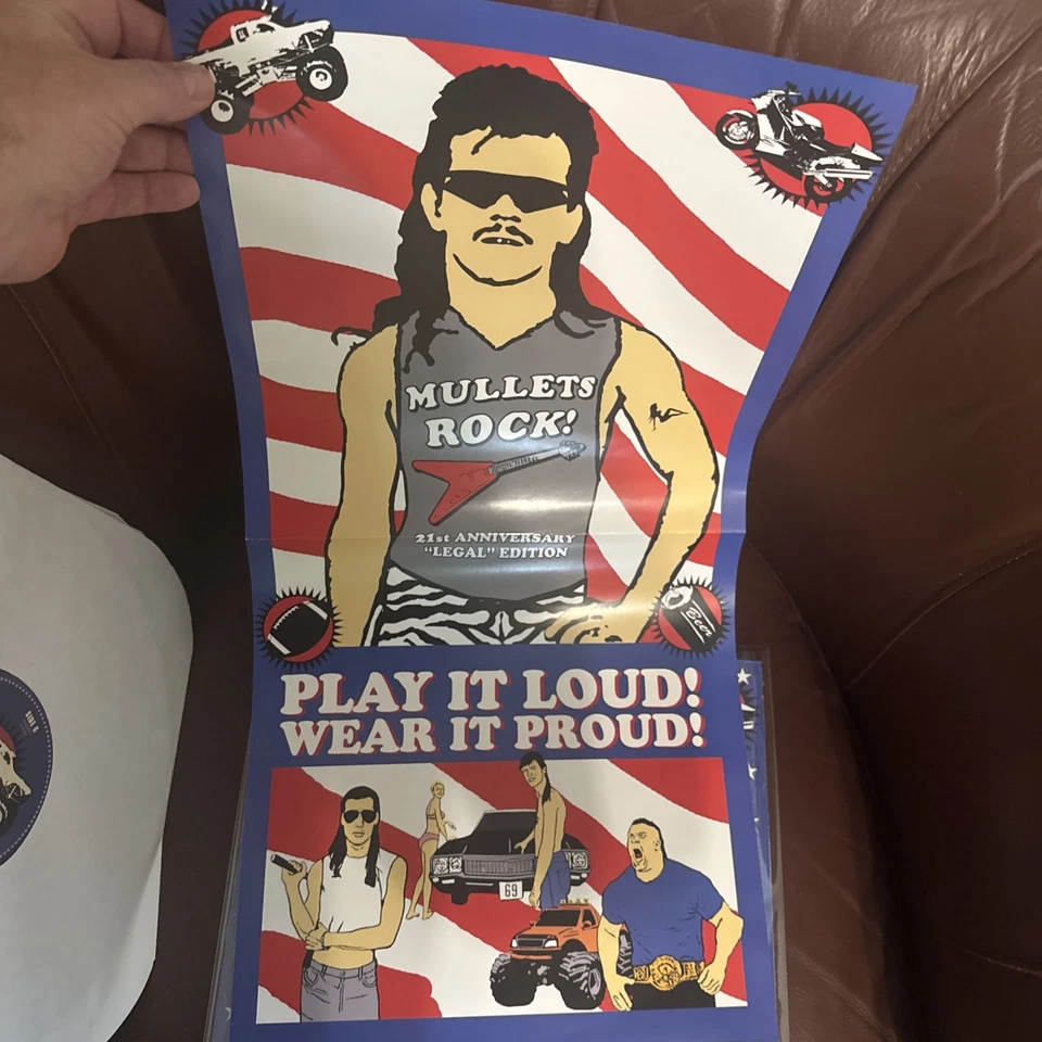 Mullets Rock! 2xLP Walmart Exclusive Boston Priest Allmans Toto Rare OOP - Image 4 of 4