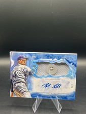 2017 Topps Inception Blake Snell #IAP-BSN Blue Button Relic Patch Auto 6/6