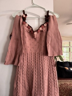 gold button knit dress Amiens Gold Button Knit Dress main image 0