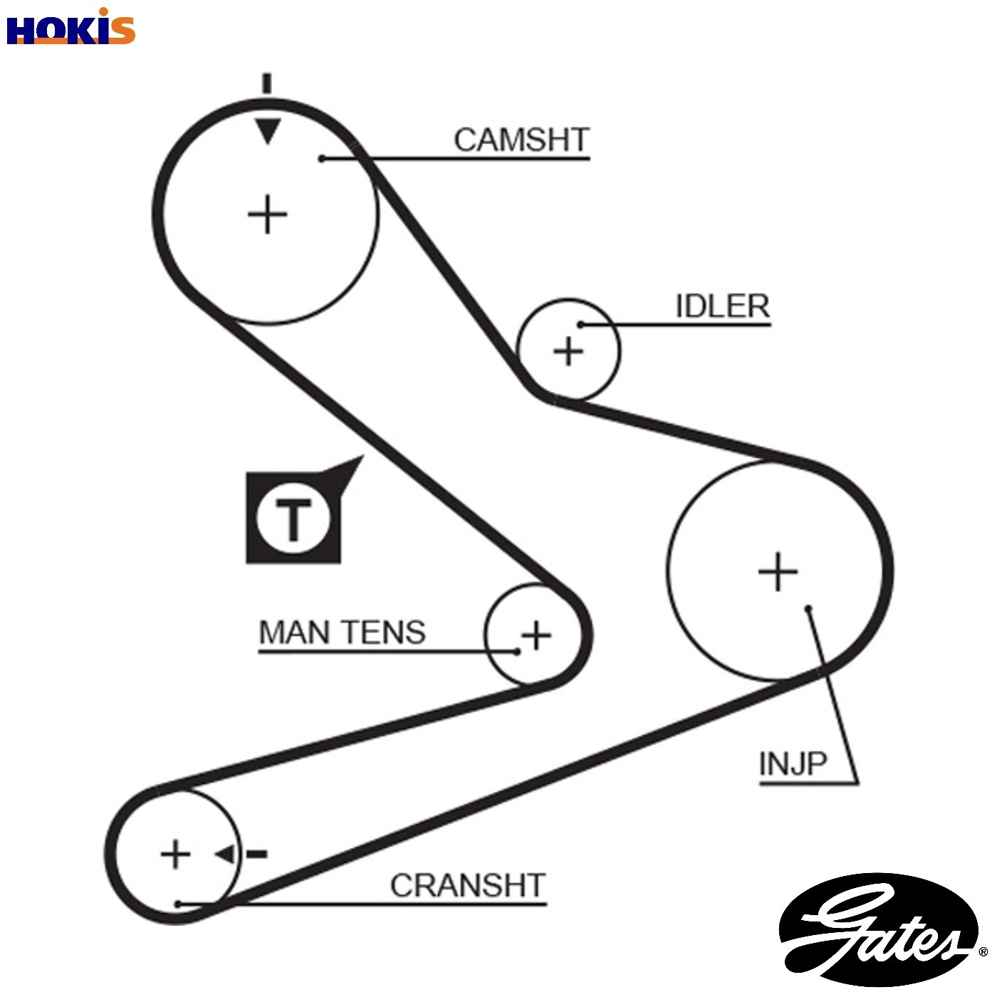 GATES-OE 5495XS Timing Belt for CITROËN,FIAT,IVECO,OPEL,RENAULT,RENAULT TRUCKS,S - Image 7