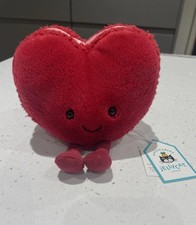 Jellycat Arlette Heart Macaron Rare Holiday Gifts Brand New with Tags + Dust Bag