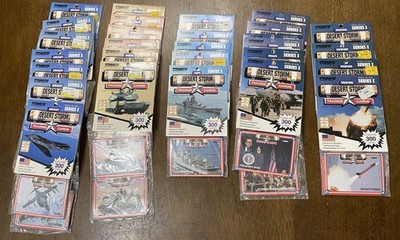 LOT (27) 1991 Spectra Star Desert Storm Trading Cards - Sealed Rack Packs