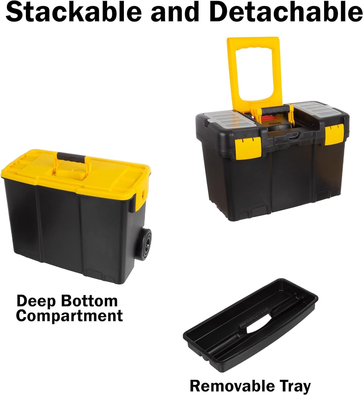 Portable Tool Organizer with Wheels - Tough Design