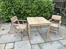 Outside Wooden Table And Chairs