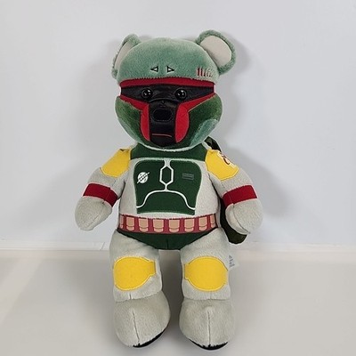 Build A Bear Star Wars Boba Fett The Original Mandalorian Plush 18'' Retired BAB