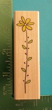 Hero Arts GOOD LONG FLOWER Rubber Stamp Summer Garden