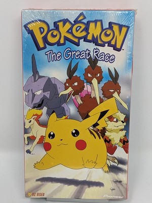 Pokemon VHS The Great Race Sealed NEU