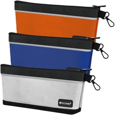Tool Pouches with Zipper, 1680D Oxford Small Tool Bags, Waterproof Utility Ba...