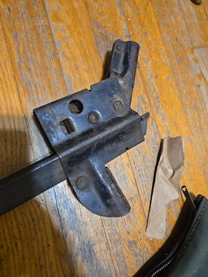 Bolsa de herramientas Chevy Cadillac vintage años 40 50 accesorio neumático hierro gato  Foto 3 de 4