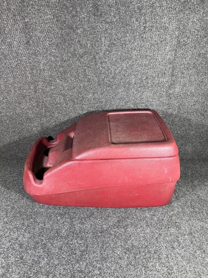 1992-1996 Ford F-150 F-250 F-350 Bronco Center Console Cup Holder Red OEM - Image 2 of 4