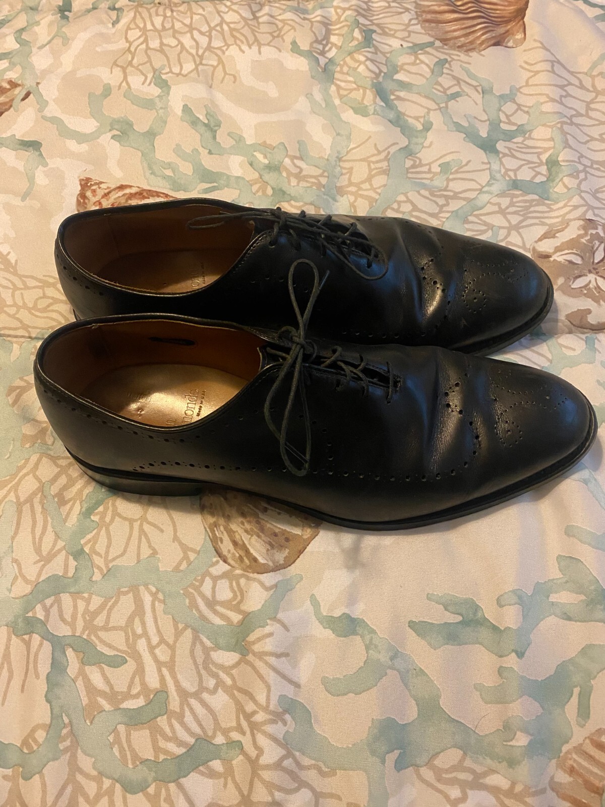 Allen Edmonds "FAIRFAX" Oxfords 10.5 D Black Leat… - image 4