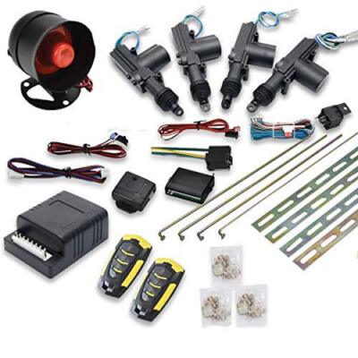 Car Keyless Entry System Kit with 2 Remote Controllers Central Locking ...