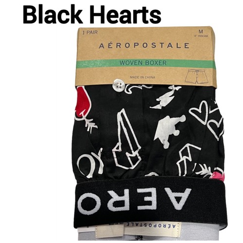 NWT AEROPOSTALE Woven Boxer Underwear Sz S-M-L-XL Assorted Colors #A5 - Picture 13 of 42