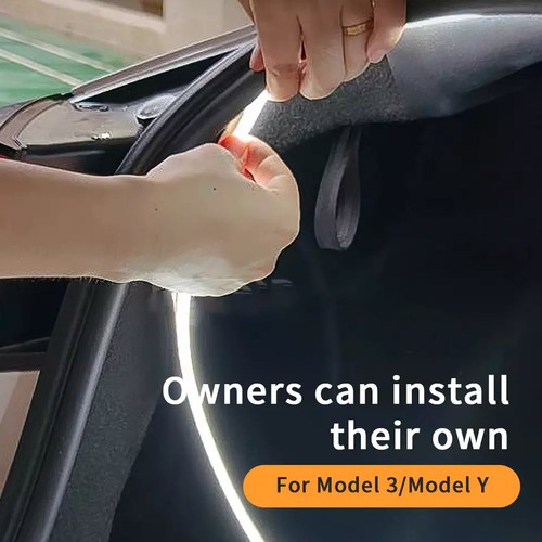 LED Rear Trunk Light Interior Ambient Lamp Cold White for Tesla Model 3 2018-23 - Picture 4 of 9