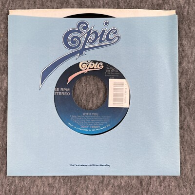 TONY TERRY With You / Head Over Heels 45 Epic 34-73713 NEW UNPLAYED