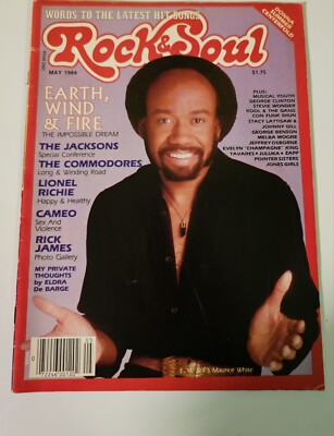 Rock & Soul Magazine May 1984 Maurice White EWF