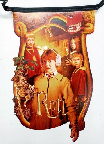 Harry Potter Store Display Banner Promo Chamber Secrets UK DVD Flags Vintage New - Picture 4 of 9