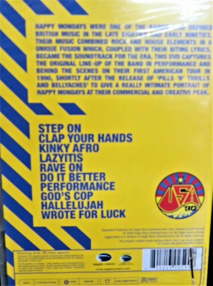 Happy Mondays - Call The Cops Live New! USA Tour 1990 Concert,British Rock  - Image 4 of 4