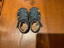 Stride Rite Boys Shoe Sandal Sz 6.5 Med Leather Hook Loop
