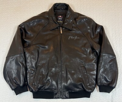 ファットファーム　レザージャケット　ビッグサイズ 羊革 黒 y2k 中古・古着通販】PHAT FARM (ファットファーム) レザー