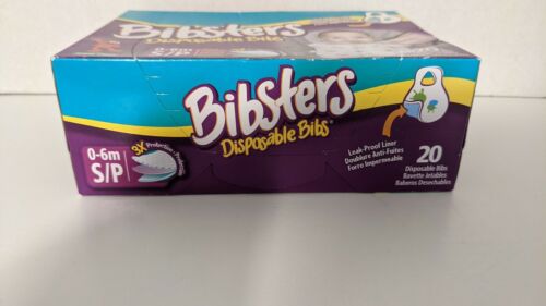 NEW Bibsters Small 0-6 Months Disposable Bibs 20 Count Sesame Street - Picture 3 of 3