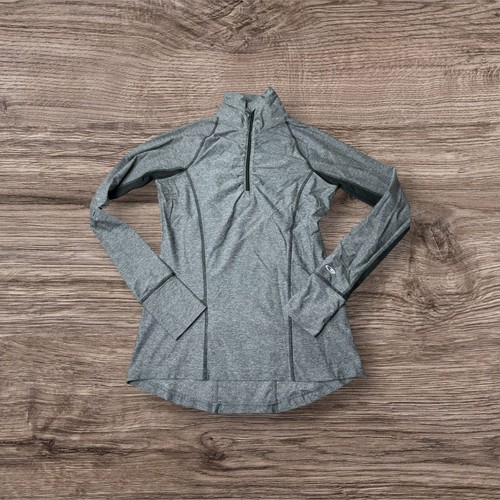 Champion Womens Grey Performance 1/4 Zip Pullover XS