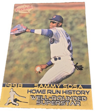 1998 Pacific Home Run History Sammy Sosa Baseball Card #6 Chicago Cubs  EX